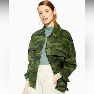 Topshop Camo Jacket